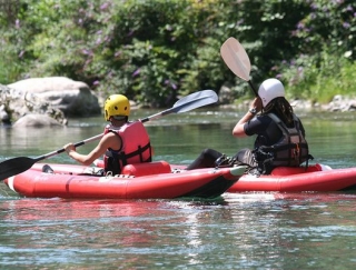  Zattera in kayak sull'Ariege 